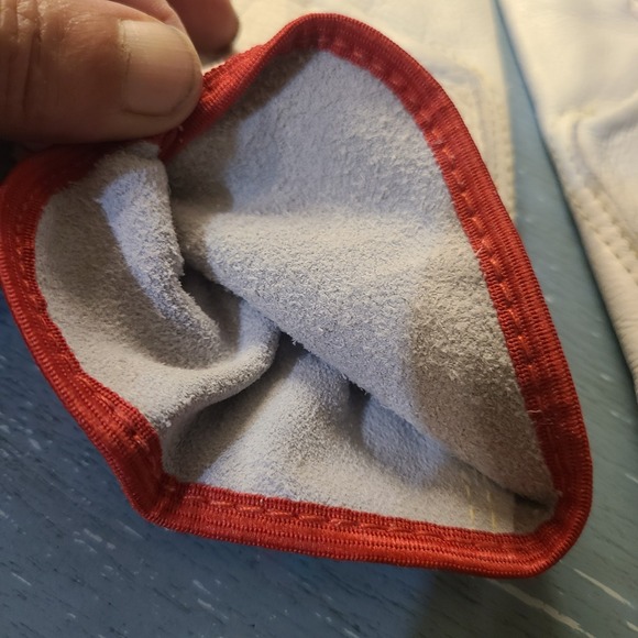 Premium Kidskin Goat Leather and Suede Unlined Work Driving Gloves Mens‎ Small - Picture 5 of 5